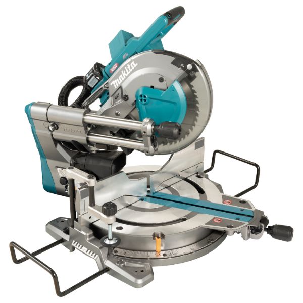 LS004GD201- 40V Max XGT BL 260mm Slide Compound Mitre Saw with 2 x 2.5Ah Batteries and DC40RA with ADP10